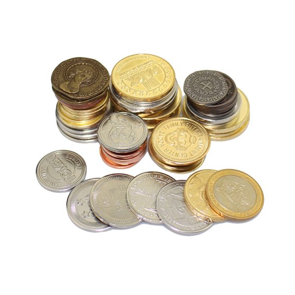 Hot Sale Game Machine For Arcade Amusment Only Stainless Steel Nickel Silver Token Coin